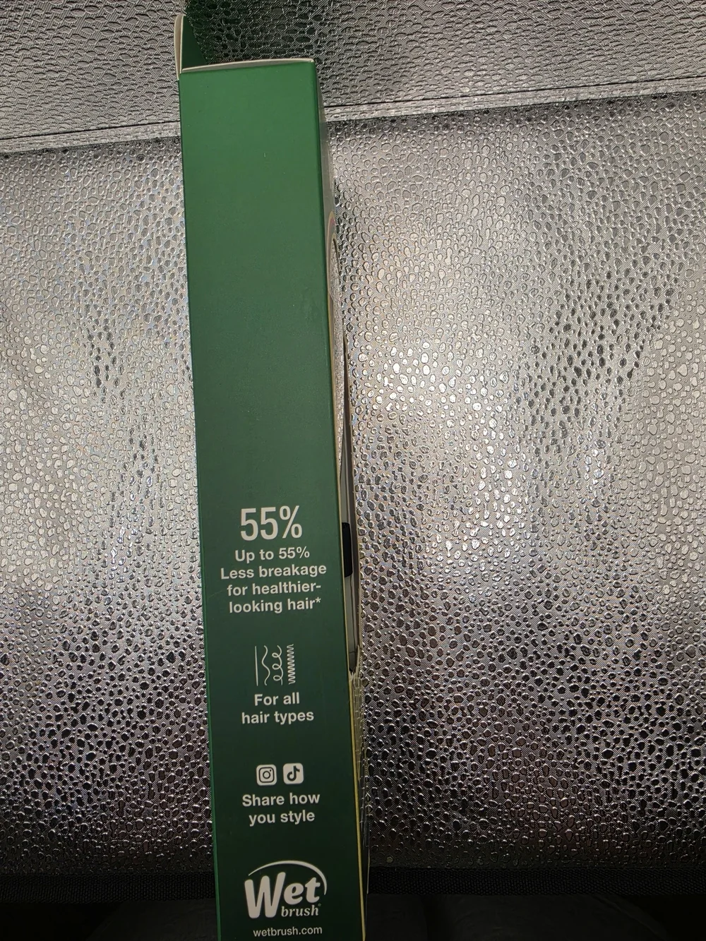 Wet Brush Wicked Green & Gold Detangling Hair Brush
